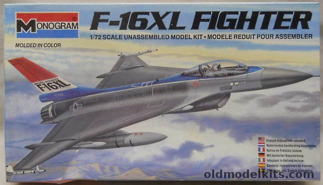 Monogram 1/72 F-16XL Delta Wing, 5206 plastic model kit